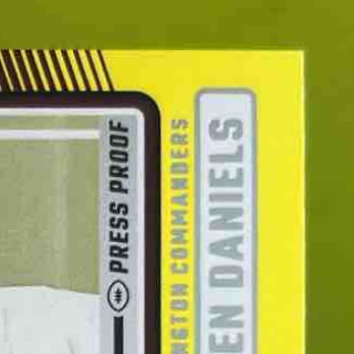 2024 Panini Donruss Jayden Daniels Press Proof Yellow Washington Commanders - Sports Cards