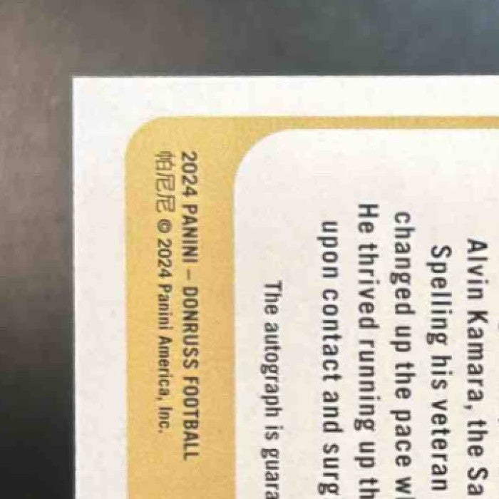 2024 Panini Donruss Kendre Miller Signature Marks Auto New Orleans Saints - Sports Cards