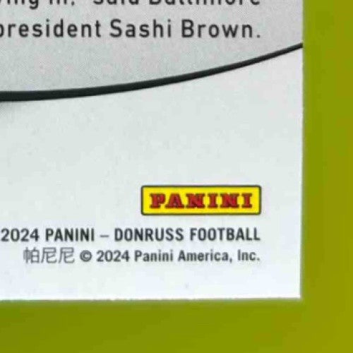 2024 Panini Donruss Lamar Jackson Vortex #VOR-LJA Baltimore Ravens - Sports Cards