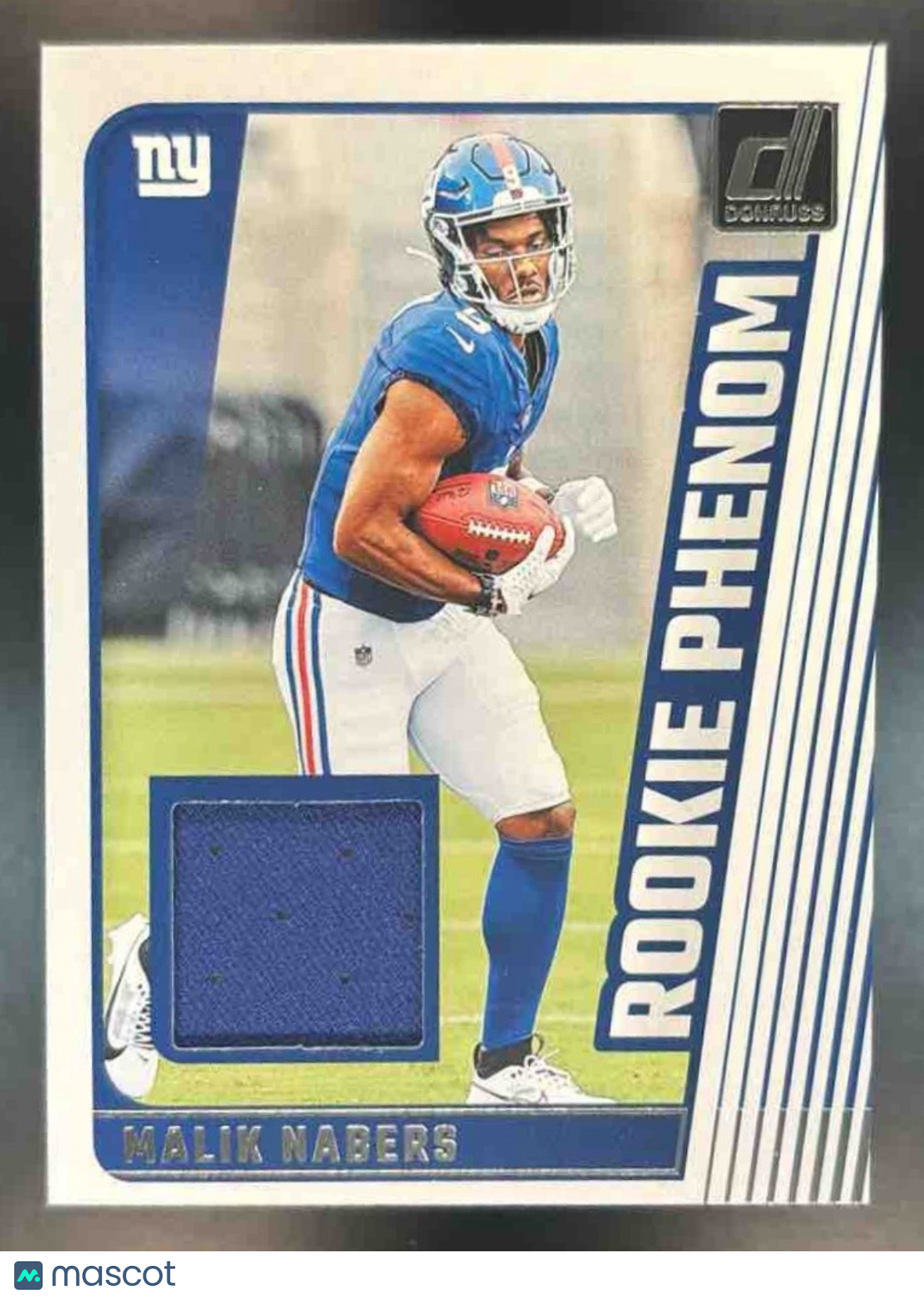 2024 Panini Donruss Malik Nabers Rookie Phenom Jerseys MEM RC New York Giants - Sports Cards