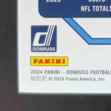 2024 Panini Donruss Michael Pittman Jr. Threads #DTH-MPJ MEM Indianapolis Colts - Sports Cards