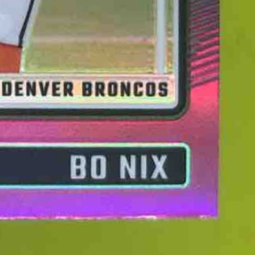 2024 Panini Donruss Optic Bo Nix Pink #209 Rated Rookie Denver Broncos - Sports Cards