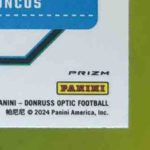 2024 Panini Donruss Optic Bo Nix Pink #209 Rated Rookie Denver Broncos - Sports Cards