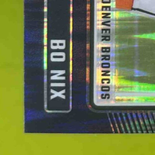 2024 Panini Donruss Optic Bo Nix Purple Shock #209 Rated Rookie Denver Broncos - Sports Cards