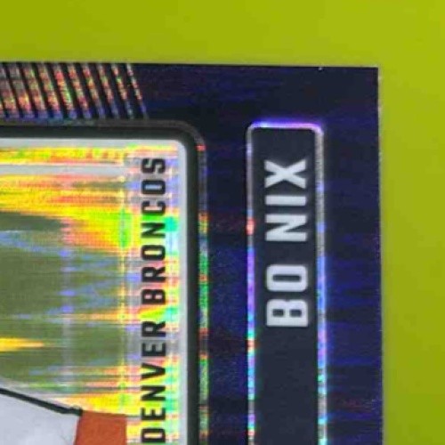 2024 Panini Donruss Optic Bo Nix Purple Shock #209 Rated Rookie Denver Broncos - Sports Cards