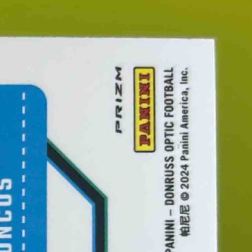 2024 Panini Donruss Optic Bo Nix Purple Shock #209 Rated Rookie Denver Broncos - Sports Cards