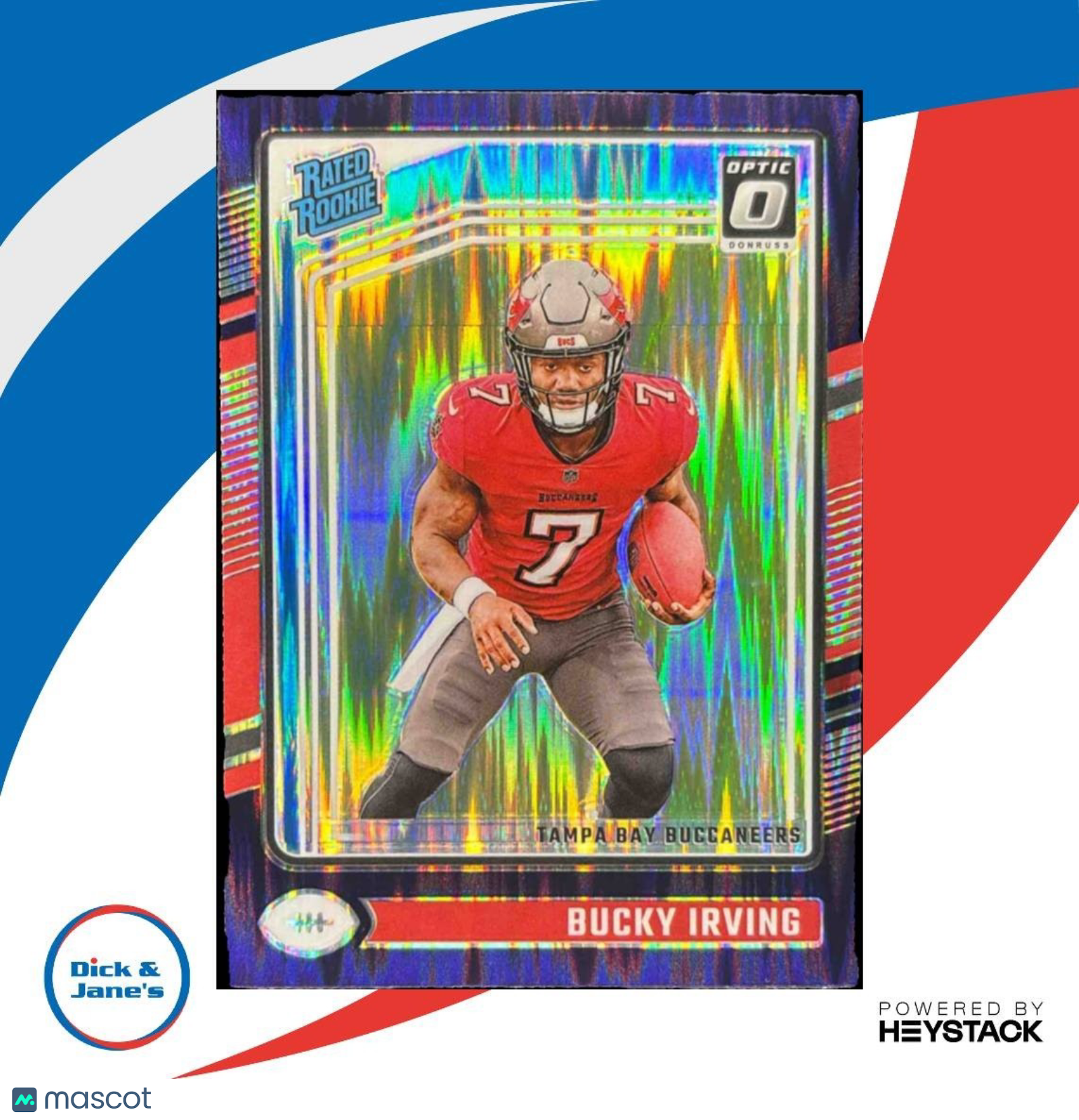 2024 Panini Donruss Optic Bucky Irving Purple Shock #216 Tampa Bay Buccaneers - Sports Cards
