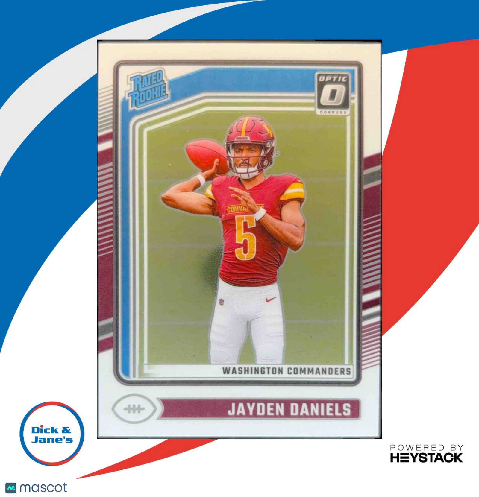2024 Panini Donruss Optic Jayden Daniels #248 Rated Rookie Washington Commanders - Sports Cards