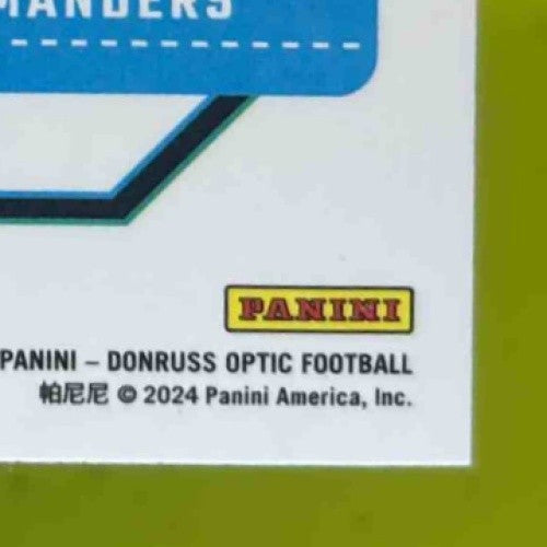 2024 Panini Donruss Optic Jayden Daniels #248 Rated Rookie Washington Commanders - Sports Cards