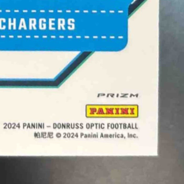 2024 Panini Donruss Optic Ladd McConkey Pink #266 Los Angeles Chargers - Sports Cards