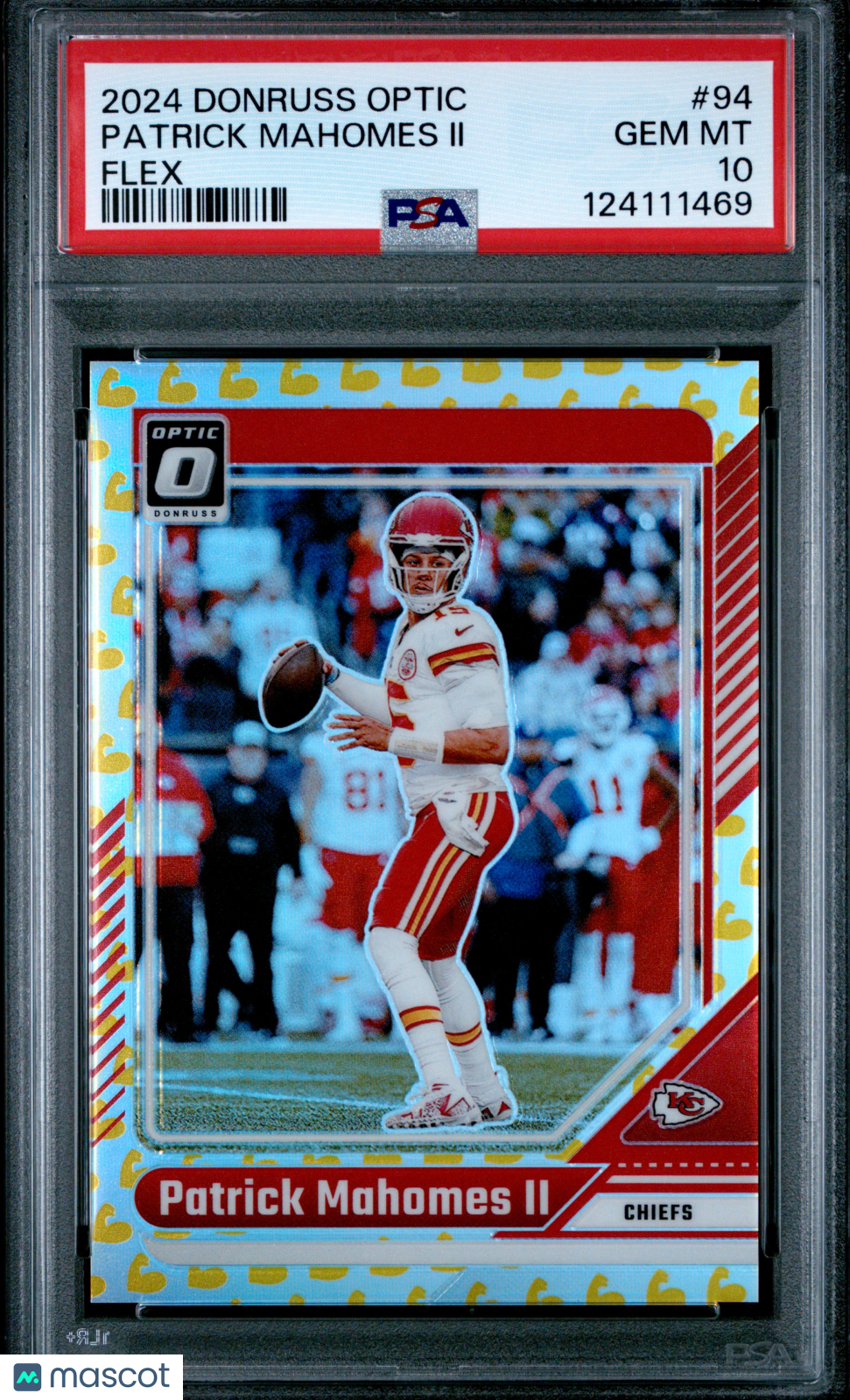 2024 Panini Donruss Optic Patrick Mahomes II Flex #94 PSA 10 - Graded Sports Cards