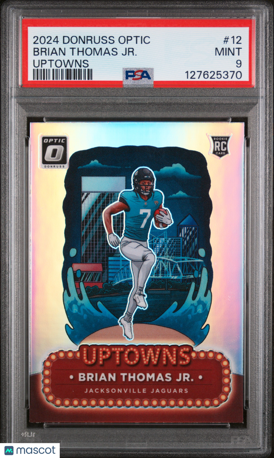 2024 Panini Donruss Optic Uptowns Brian Thomas JR. #12 PSA 9 - Graded Sports Cards
