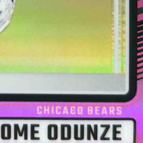 2024 Panini Donruss Rome Odunze Optic Rated Rookie Preview Pink #309 RC Bears - Sports Cards
