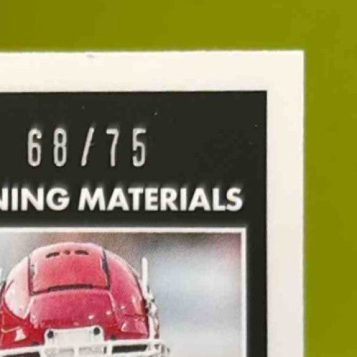 2024 Panini Encore Isiah Pacheco Pinnacle Winning Materials Red TRI /75 Chiefs - Sports Cards