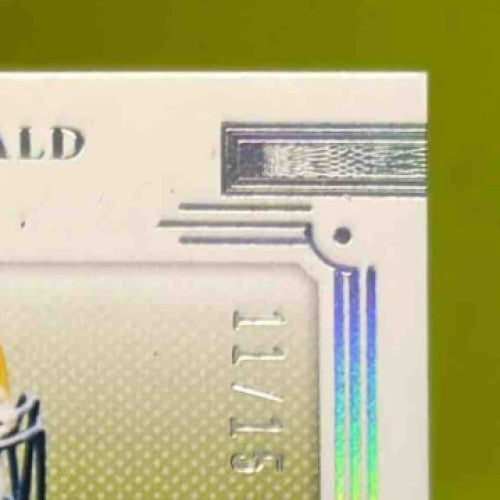 2024 Panini Flawless Aaron Donald Flawless Achievements AUTO /15 SILVER LA RAMS - Sports Cards