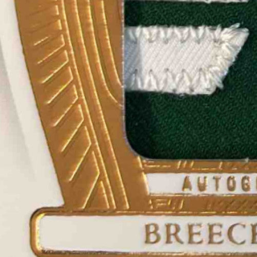 2024 Panini Flawless Breece Hall Patch Auto Bronze 5/6 #42 MEM New York Jets - Sports Cards