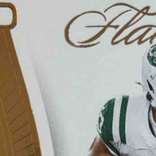 2024 Panini Flawless Breece Hall Patch Auto Bronze 5/6 #42 MEM New York Jets - Sports Cards