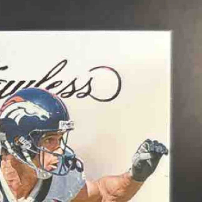 2024 Panini Flawless Ed McCaffrey Patch Auto /15 Tri Color MEM Denver Broncos - Sports Cards