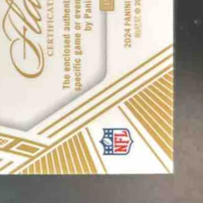 2024 Panini Flawless Ja’Lynn Polk Dual Patch Auto /20 MEM RC New England Patriot - Sports Cards