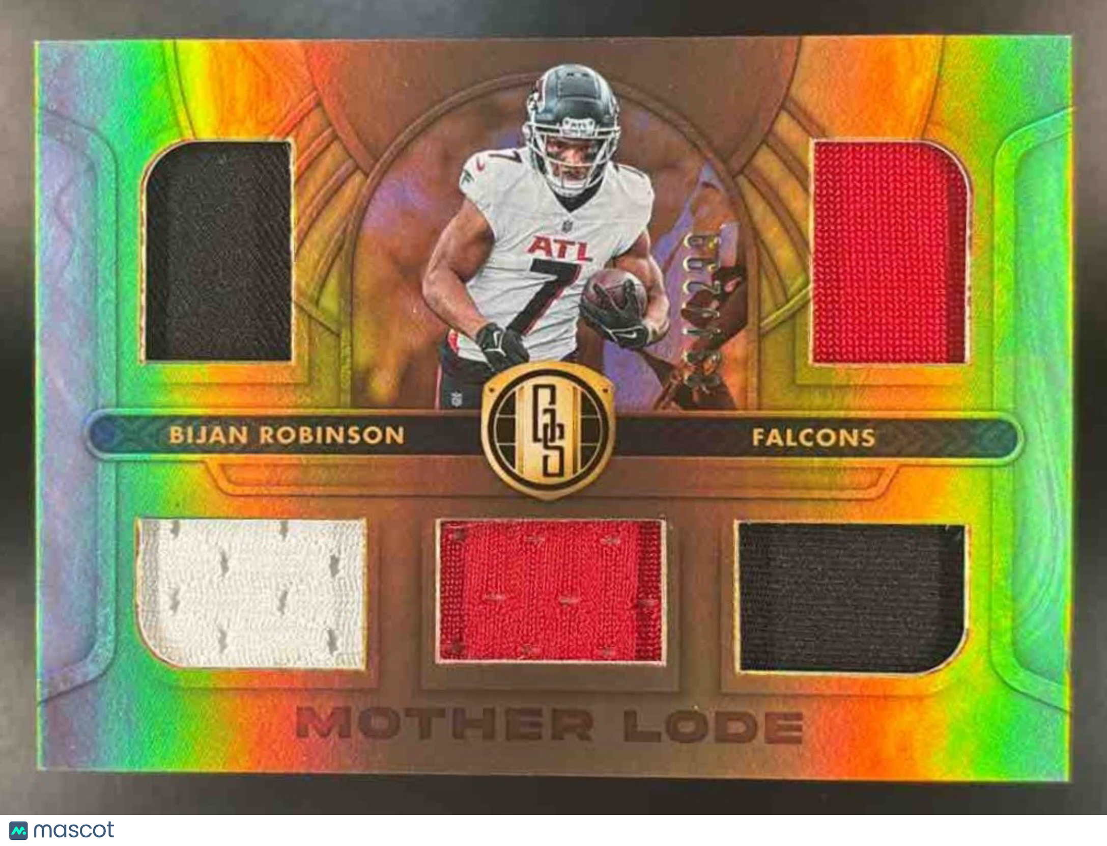 2024 Panini Gold Standard Bijan Robinson Mother Lode Five Patch Atlanta Falcons - Sports Cards