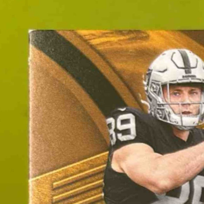 2024 Panini Gold Standard Brock Bowers Gold Gear /299 MEM RC Las Vegas Raiders - Sports Cards