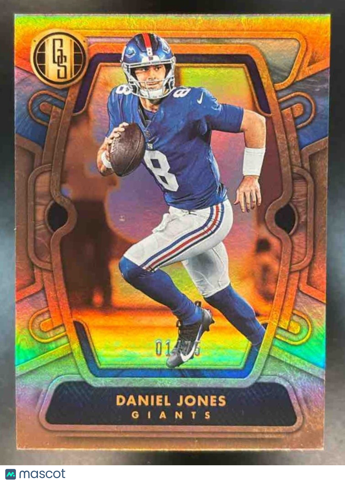 2024 Panini Gold Standard Daniel Jones Platinum 1/75 BOOK END #73 New York Giant - Sports Cards