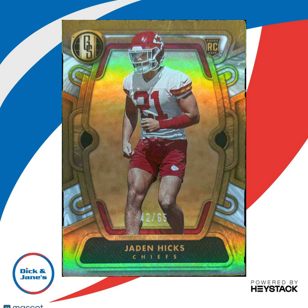 2024 Panini Gold Standard Jaden Hicks White 42/65 #167