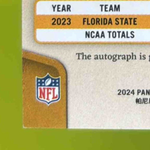2024 Panini Gold Standard Jared Verse Auto 108/199 #117 RC Los Angeles Rams - Sports Cards