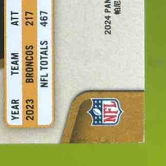 2024 Panini Gold Standard Javonte Williams 69/99 #28 Denver Broncos - Sports Cards