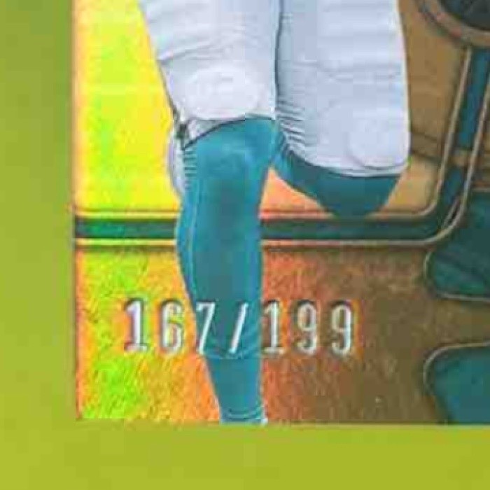 2024 Panini Gold Standard Jaylen Wright Patch Auto /299 RC Miami Dolphins - Sports Cards
