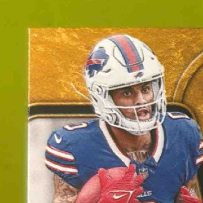 2024 Panini Gold Standard Keon Coleman Rookie Auto Triple Patch /24 MEM RC Bills - Sports Cards