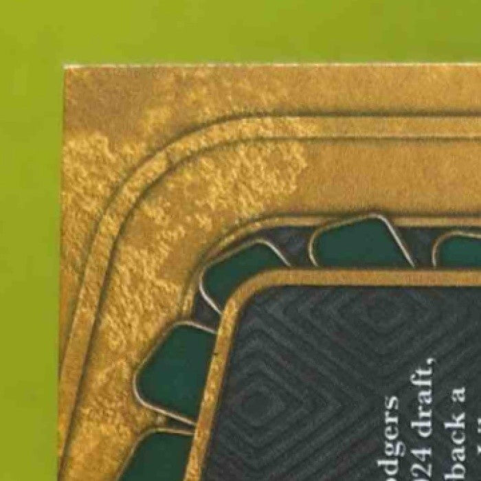 2024 Panini Gold Standard Malachi Corley Rookie Auto Triple Patch 1/49 RC Jets - Sports Cards