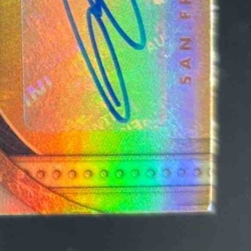2024 Panini Gold Standard Ricky Pearsall Golden Debut Auto 11/99 49ers Rookie - Sports Cards