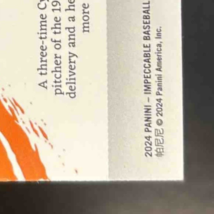 2024 Panini Impeccable Jim Palmer Cooperstown Logo Silver BAR /25 #29 Orioles - Sports Cards