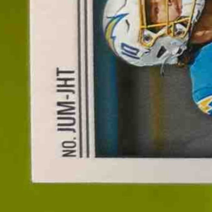 2024 Panini Luminance Justin Herbert Jumbo #JUM-JHT MEM Los Angeles Chargers - Sports Cards
