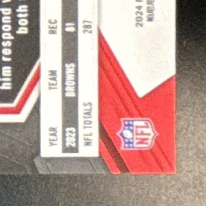 2024 Panini Mosaic David Njoku No Huddle Gold 1/10 #54 Cleveland Browns - Sports Cards