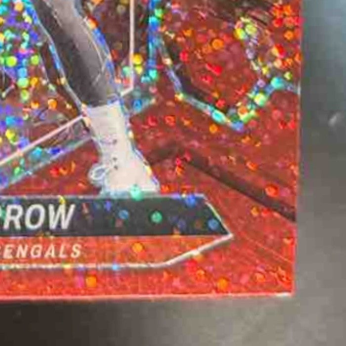 2024 Panini Mosaic Joe Burrow Red Sparkle Prizm #43 Cincinnati Bengals - Sports Cards