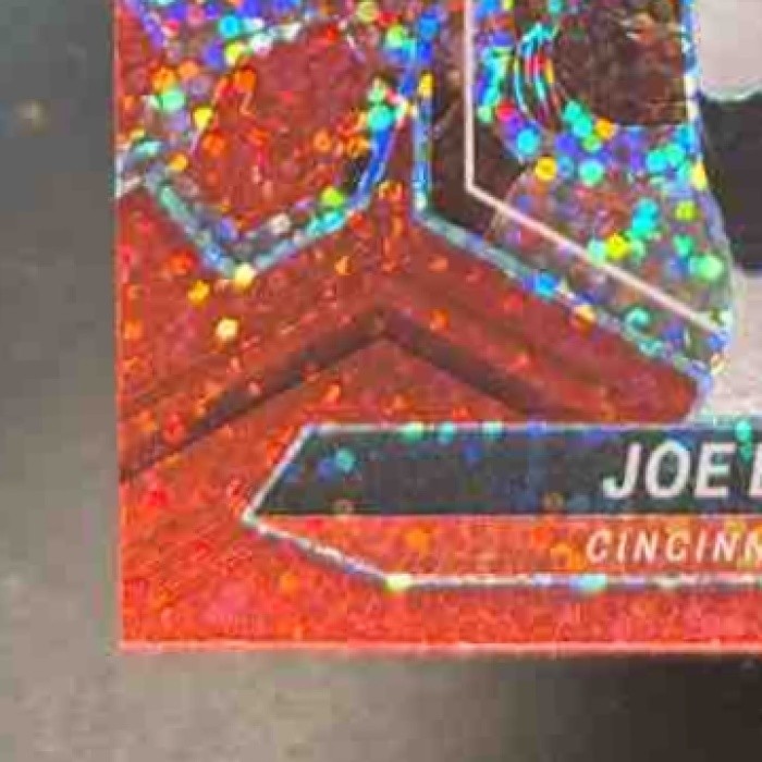 2024 Panini Mosaic Joe Burrow Red Sparkle Prizm #43 Cincinnati Bengals - Sports Cards