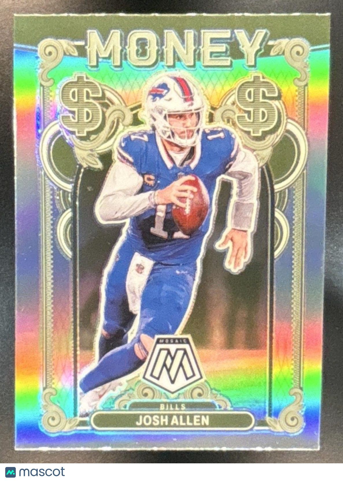 2024 Panini Mosaic Josh Allen Money #24 Buffalo Bills - Sports Cards