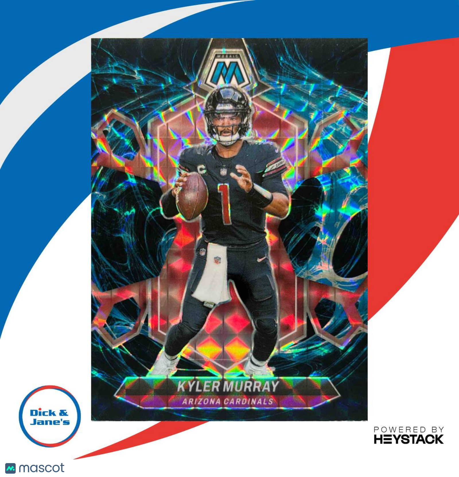 2024 Panini Mosaic Kyler Murray Genesis Prizm #1 Arizona Cardinals - Sports Cards