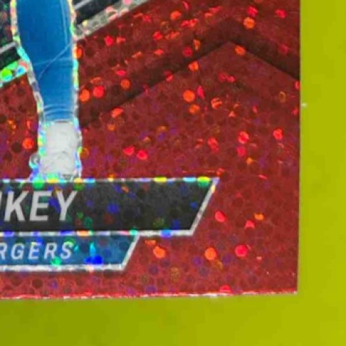 2024 Panini Mosaic Ladd McConkey Red Sparkle Prizm #334 RC Los Angeles Chargers - Sports Cards