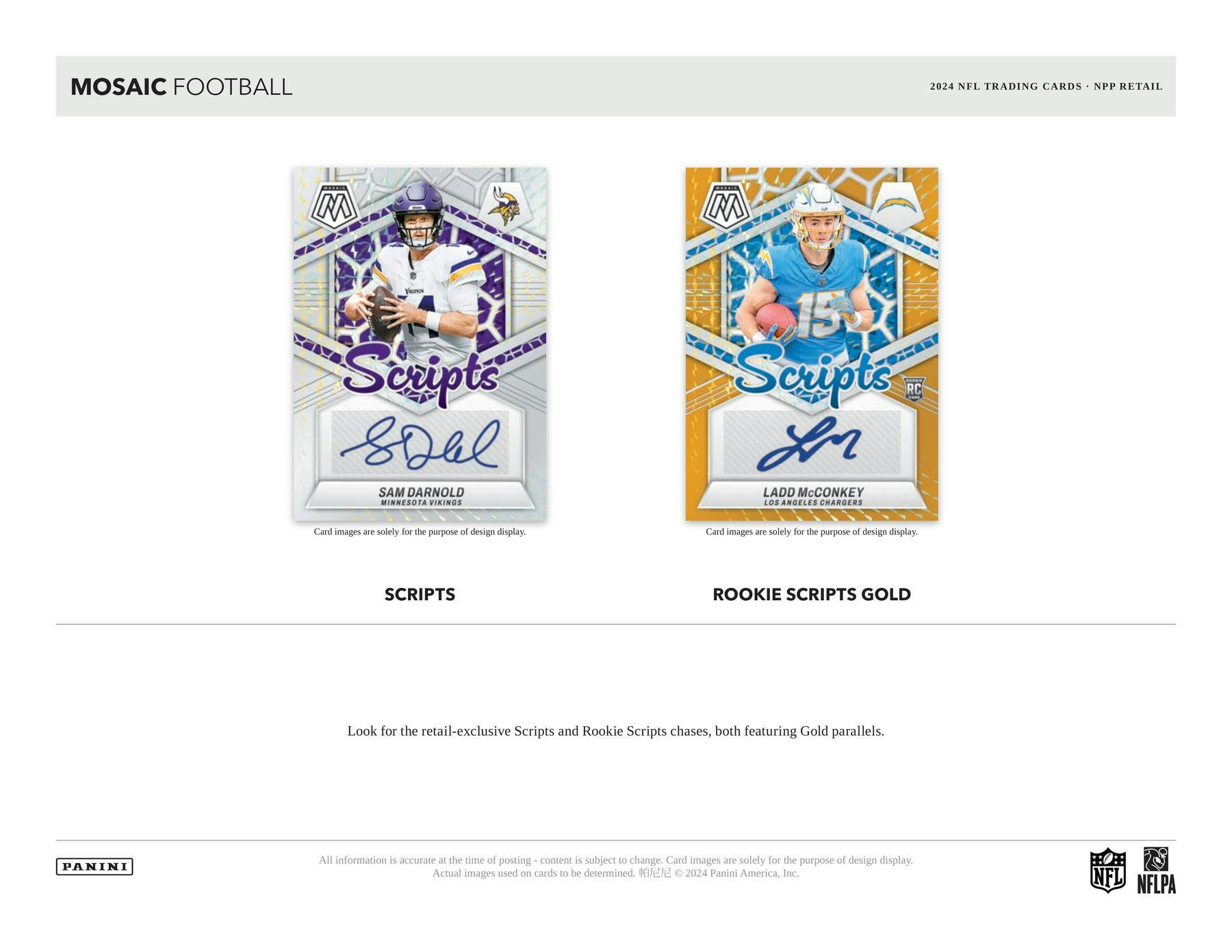 2024 Panini Mosaic NFL Football Retail Blaster Box (Orange Fluorescent Insert) - NFL Blaster