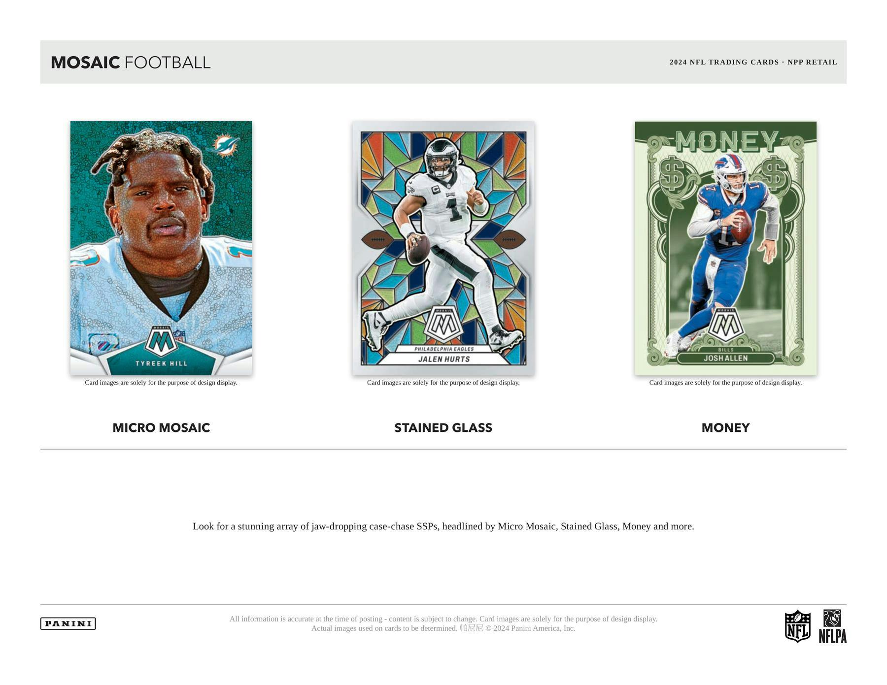 2024 Panini Mosaic NFL Football Retail Blaster Box (Orange Fluorescent Insert) - NFL Blaster
