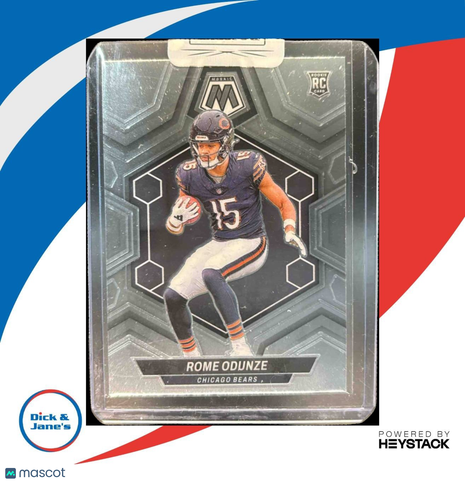 2024 Panini Mosaic Rome Odunze #309 RC Chicago Bears - Sports Cards