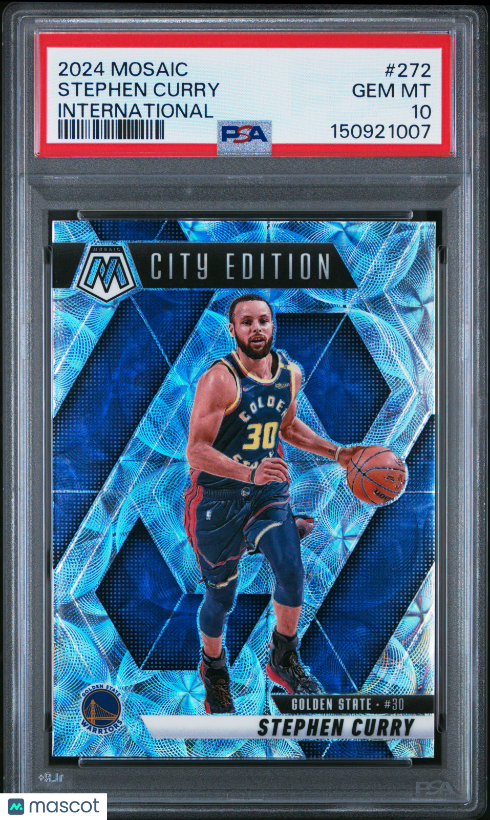 2024 Panini Mosaic Stephen Curry International #272 PSA 10 POP 1 - Graded Sports Cards