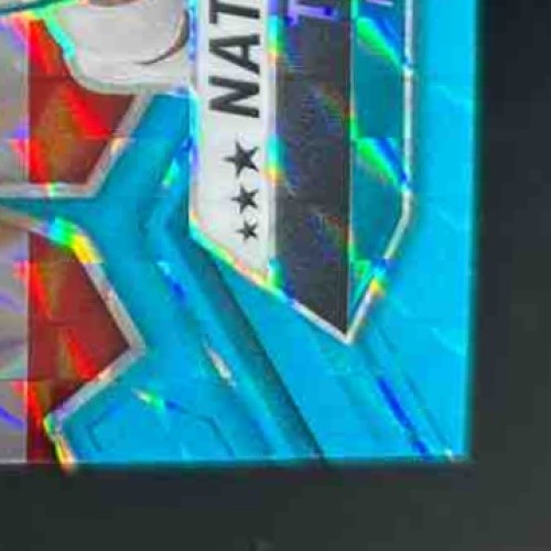2024 Panini Mosaic Tyreek Hill Blue Fluorescent Prizm 14/15 #261 Miami Dolphins - Sports Cards