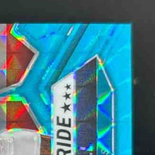 2024 Panini Mosaic Tyreek Hill Blue Fluorescent Prizm 14/15 #261 Miami Dolphins - Sports Cards