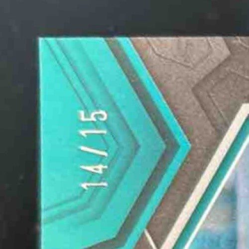 2024 Panini Mosaic Tyreek Hill Blue Fluorescent Prizm 14/15 #261 Miami Dolphins - Sports Cards
