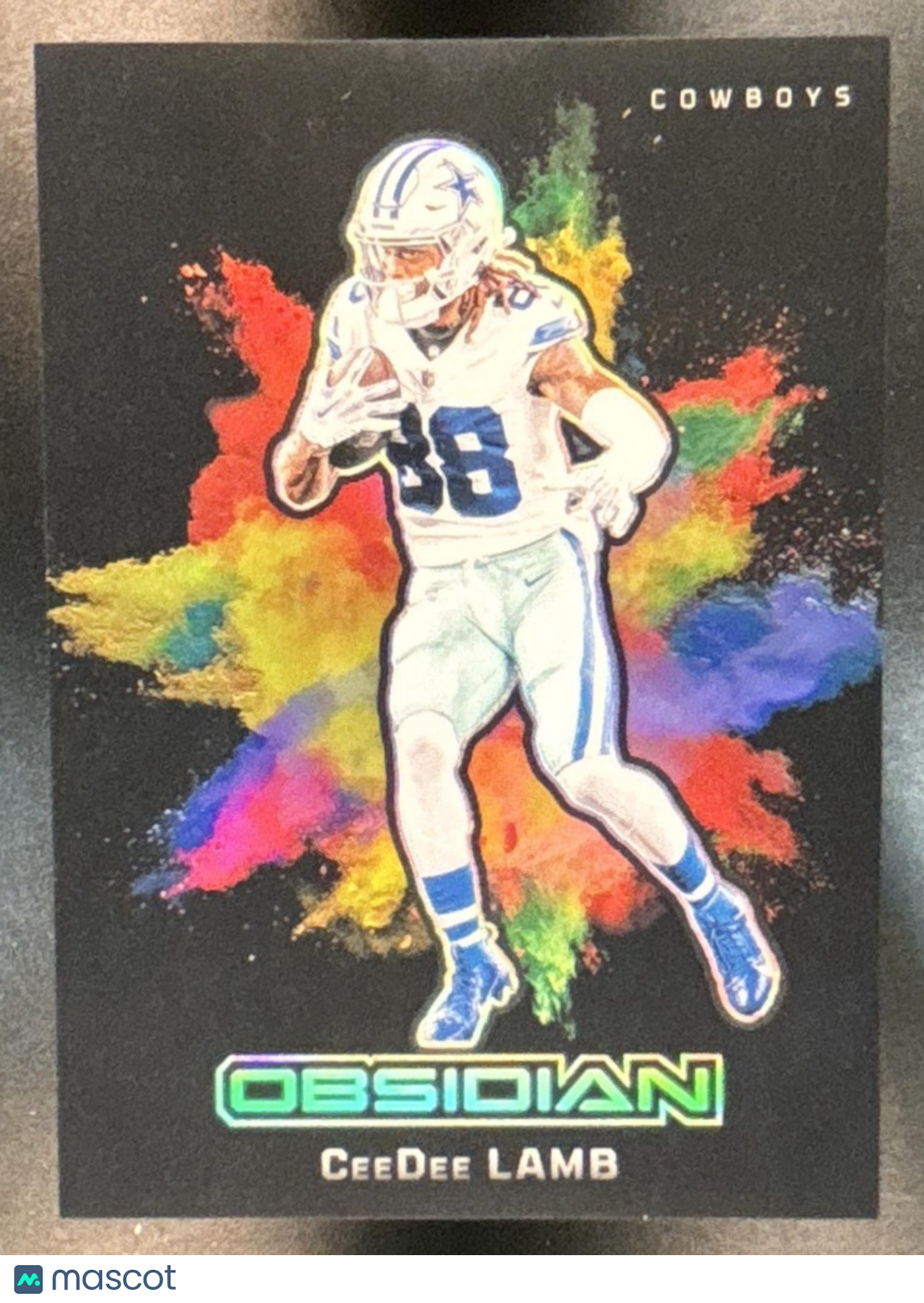 2024 Panini Obsidian #18 CeeDee Lamb Black Color Blast SSP Dallas Cowboys - Sports Cards