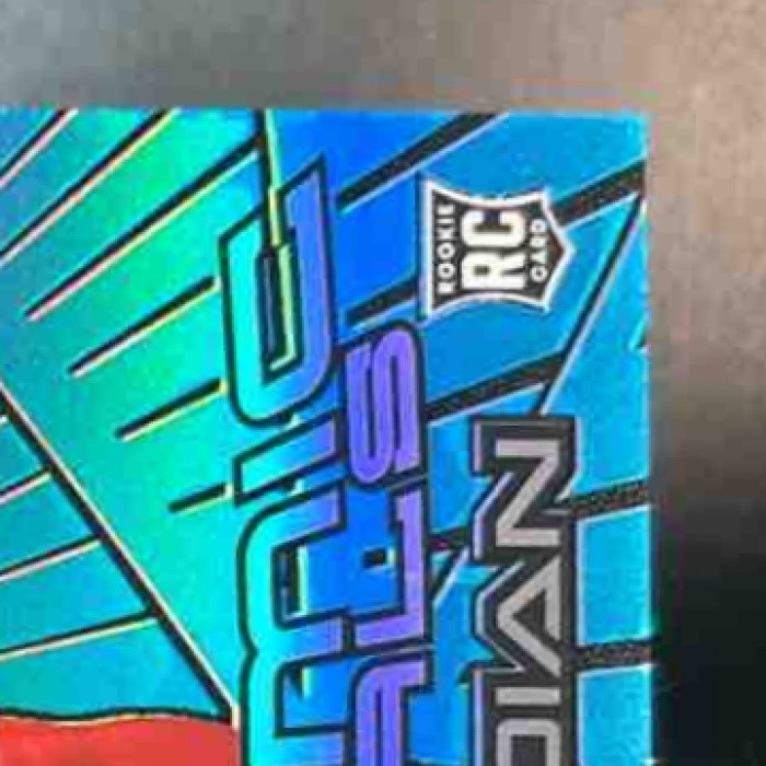 2024 Panini Obsidian Jayden Daniels Atomic Initials Blue /25 #14 RC Commanders - Sports Cards
